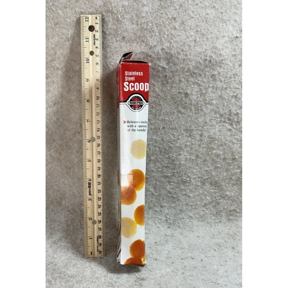 ½ Tbsp. Norpro‎ Stainless Steel Spring Action Scoop, 7 ½ Inches fruits ice cream